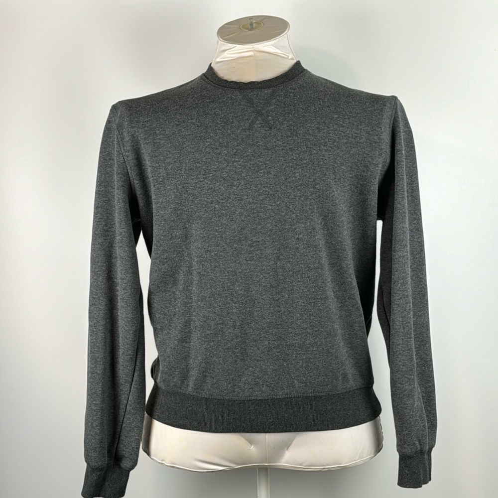 EDDIE BAUER™️ Men's Size L Gray Sweatshirt W/ Fleece Lining